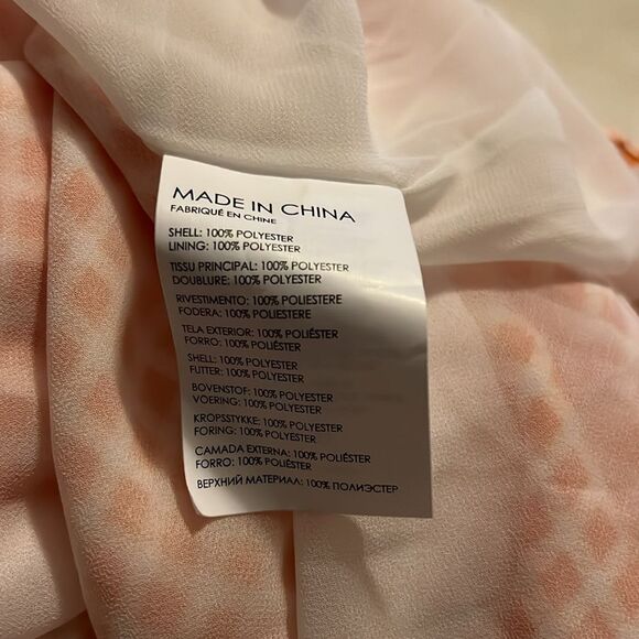 Club Monaco Orange Soft Swing Maxi Dress Gingham Check New Size 12 - Picture 7 of 7